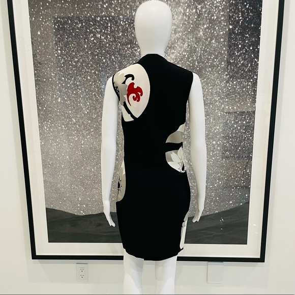 Alexander McQueen Floral Intarsia Dress - Picture 4 of 10